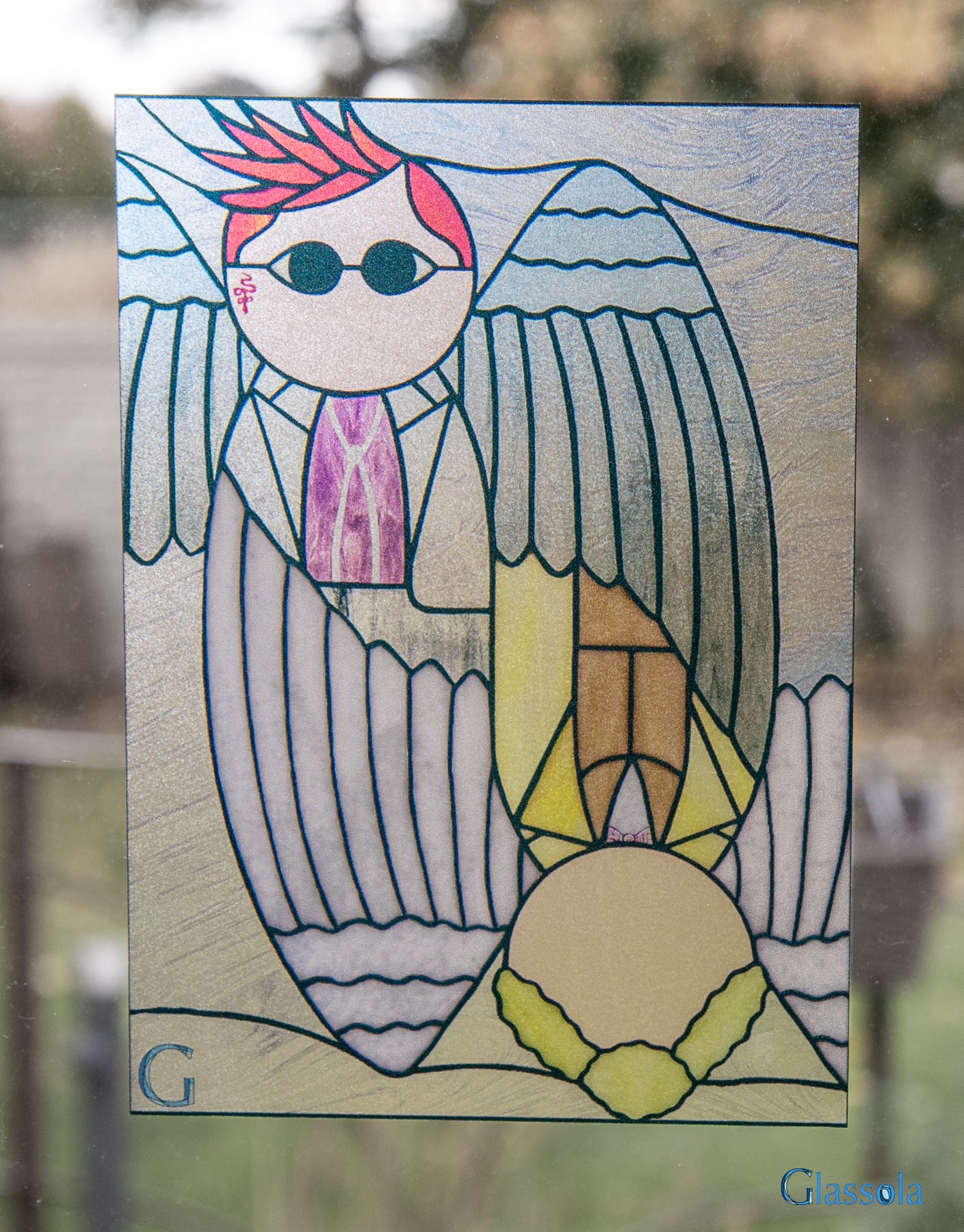 An Ineffable Duo Window Cling