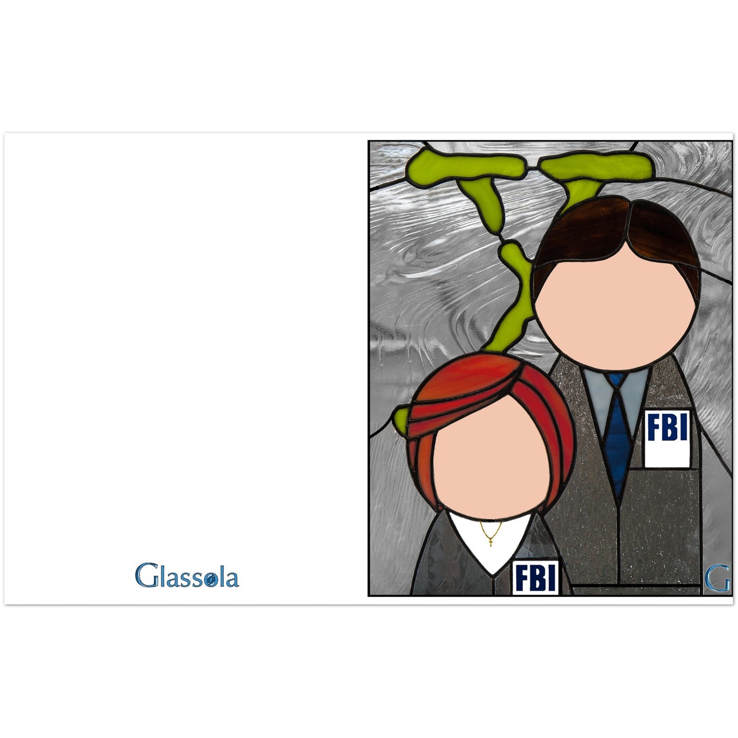 Mulder & Scully - Pack of 10 Greeting Cards (standard envelopes) (US & CA)