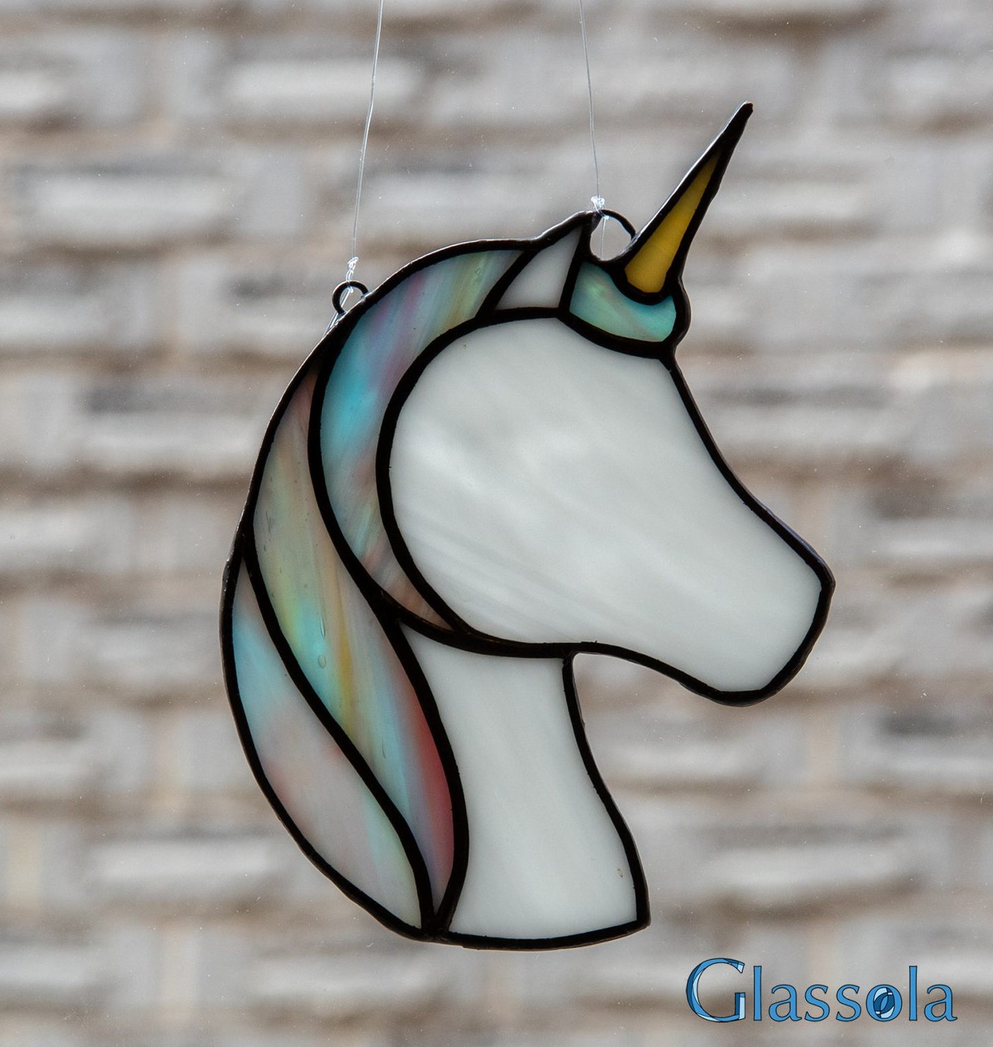 Glassola Pattern - Unicorn Suncatcher