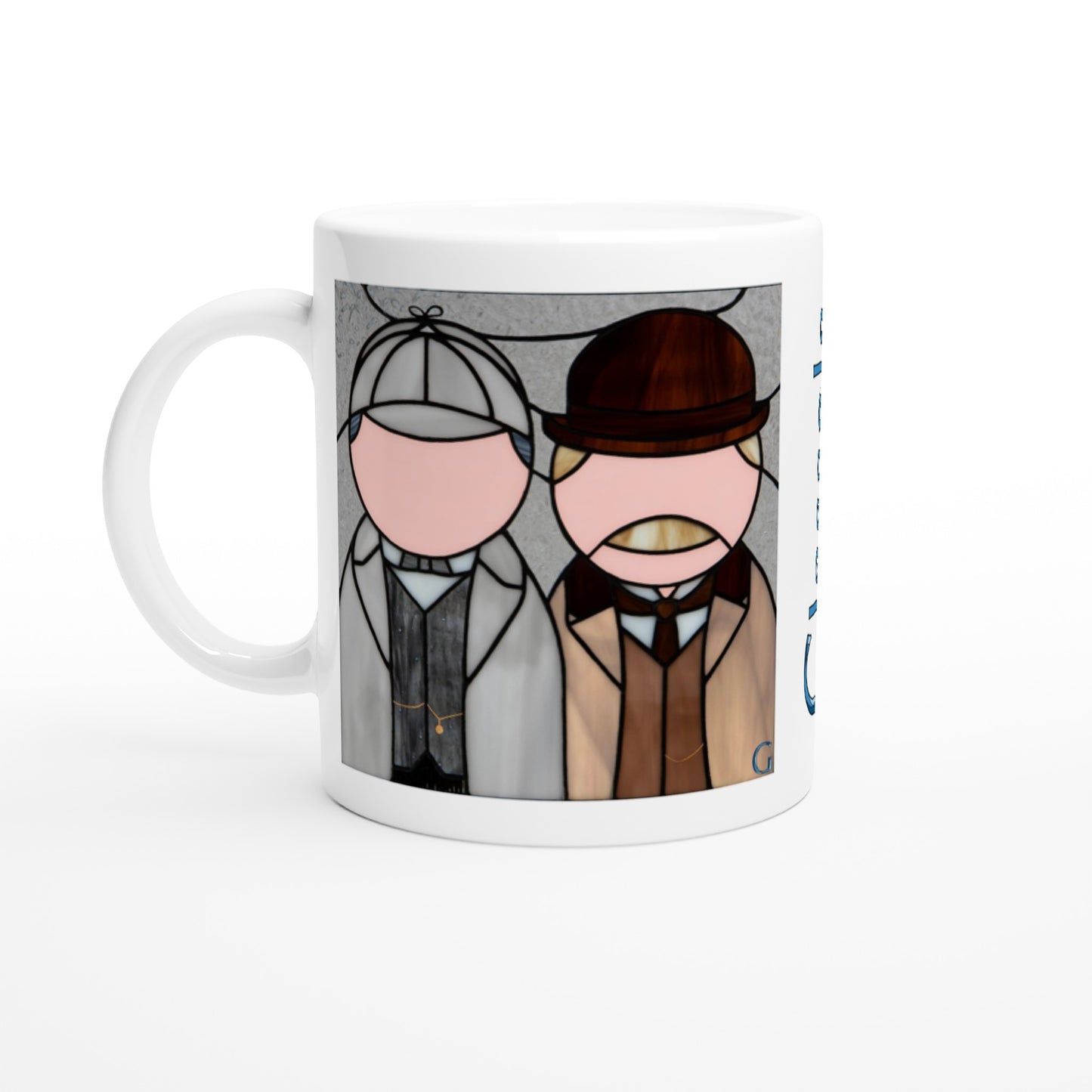Sherlock Holmes & Doctor Watson 11oz Ceramic Mug