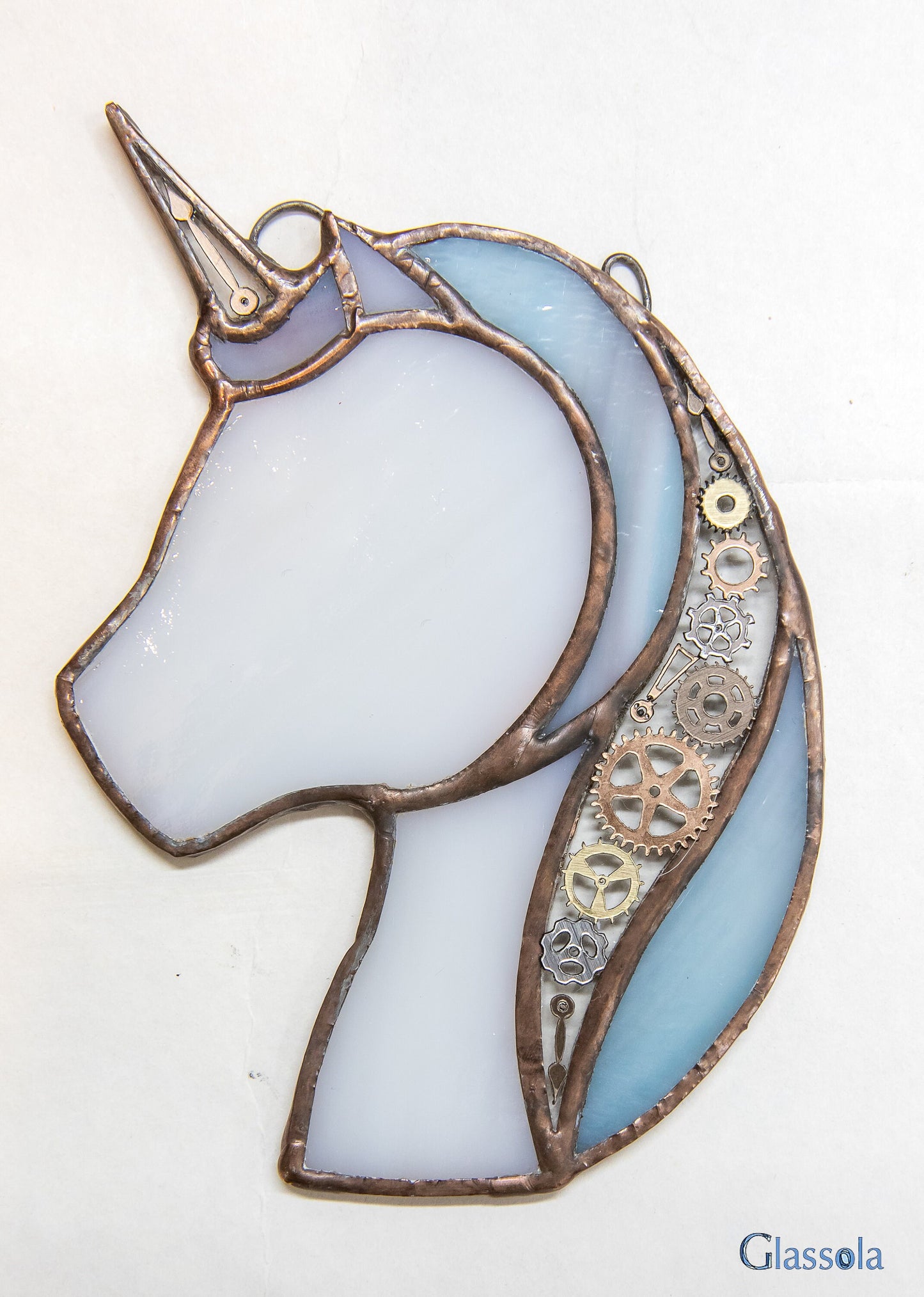 Clockwork Unicorn Suncatcher