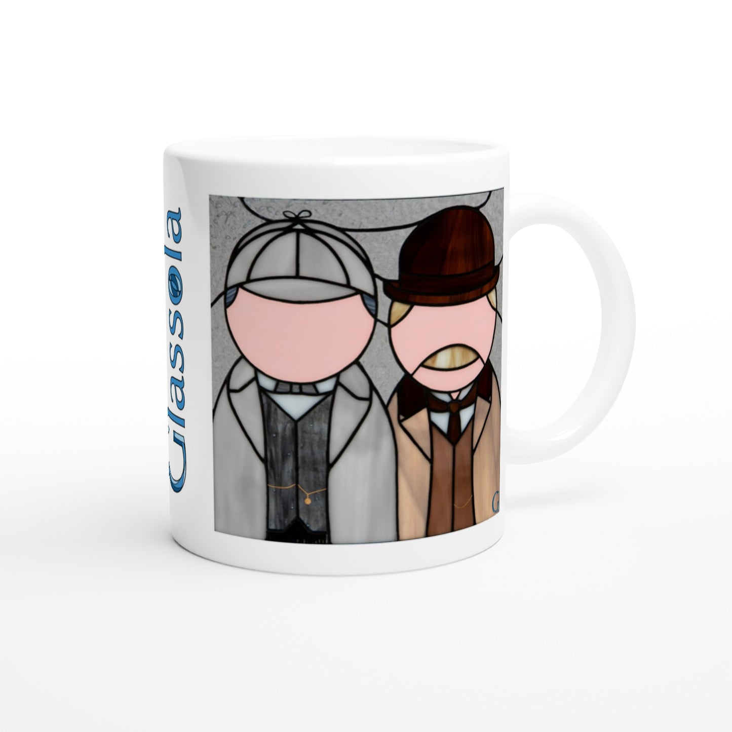 Sherlock Holmes & Doctor Watson 11oz Ceramic Mug