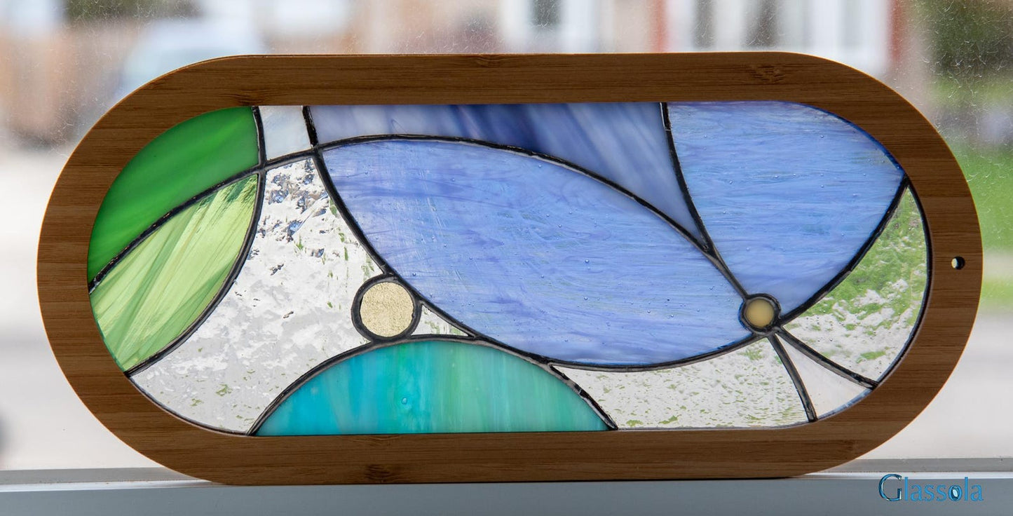 Colliding Curves Suncatcher
